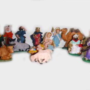 Pesebre Mini De 13 Piezas.