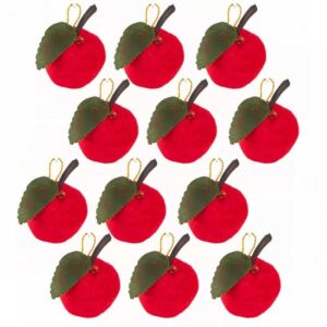 Set De Manzanas Para Decoración X12