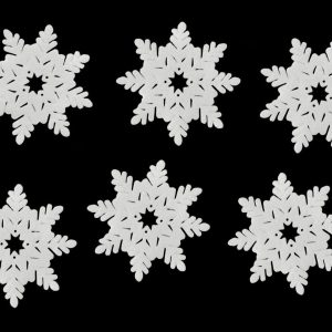 Set De Copos de Nieve 6 Unidades