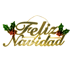 Cartel Feliz Navidad Mediano